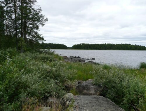 Jezero, Finsko, kempování