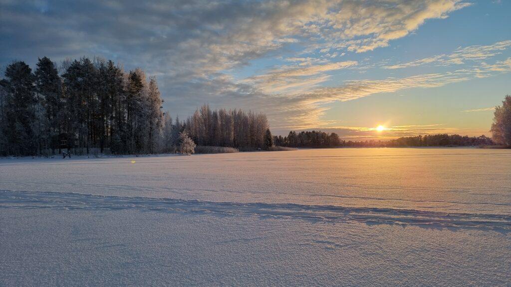 zima ve Finsku