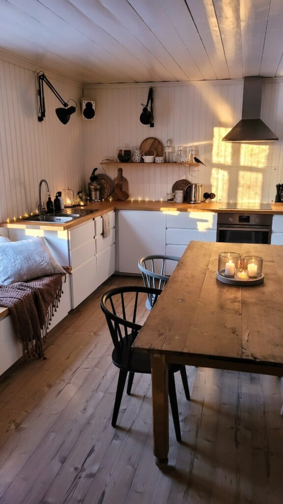 kuchyně ve skandinávském stylu