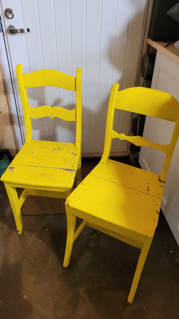 renovace starých židlí