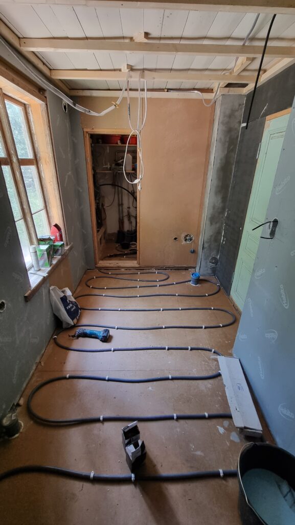 koupelna v dřevostavbě