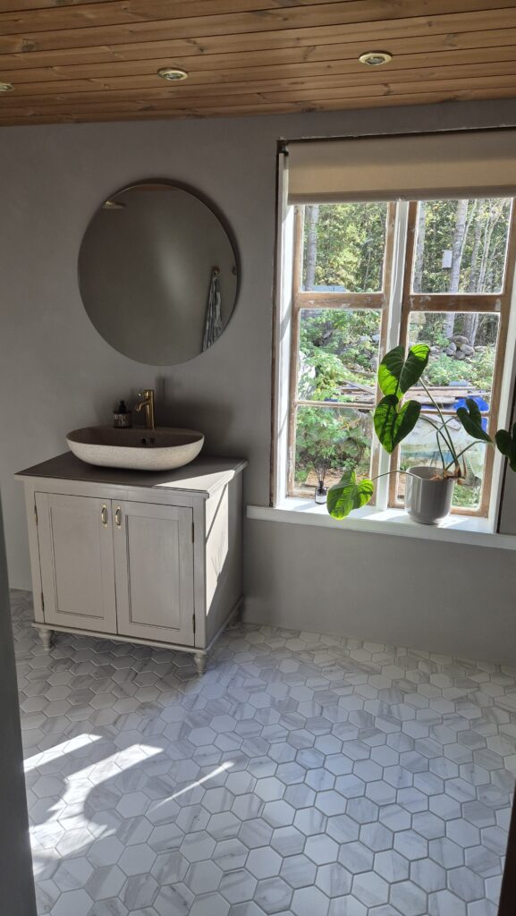 mikrocement v koupelně